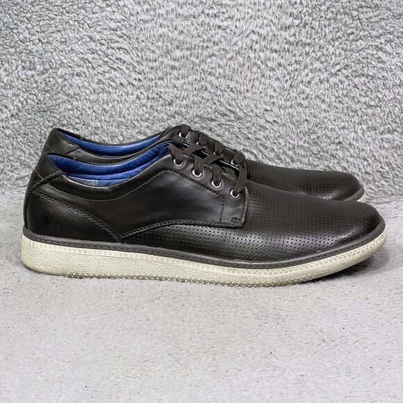 Mark Nason Skechers Mens Size 14 Low Top Oxford Shoes Dark Gray Leather 68504